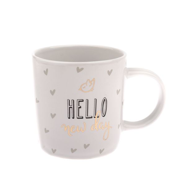 Šálka kameninová s nápisom Hello (1)