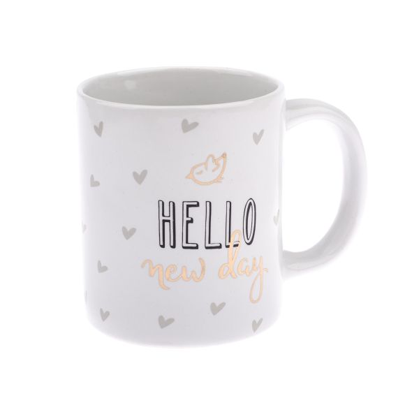Šálka kameninová s nápisom Hello (3)