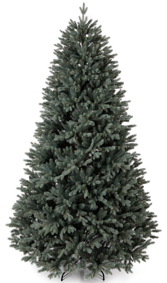 Strieborný smrek 3D – elegantný umelý vianočný stromček